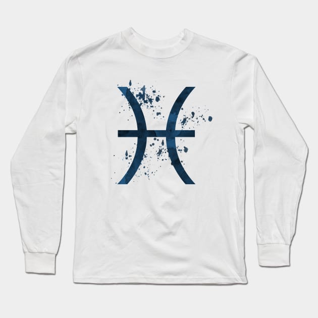 Pisces Long Sleeve T-Shirt by TheJollyMarten